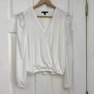 NWT Sam and Jess Medium Petite woven top in New Ivory
